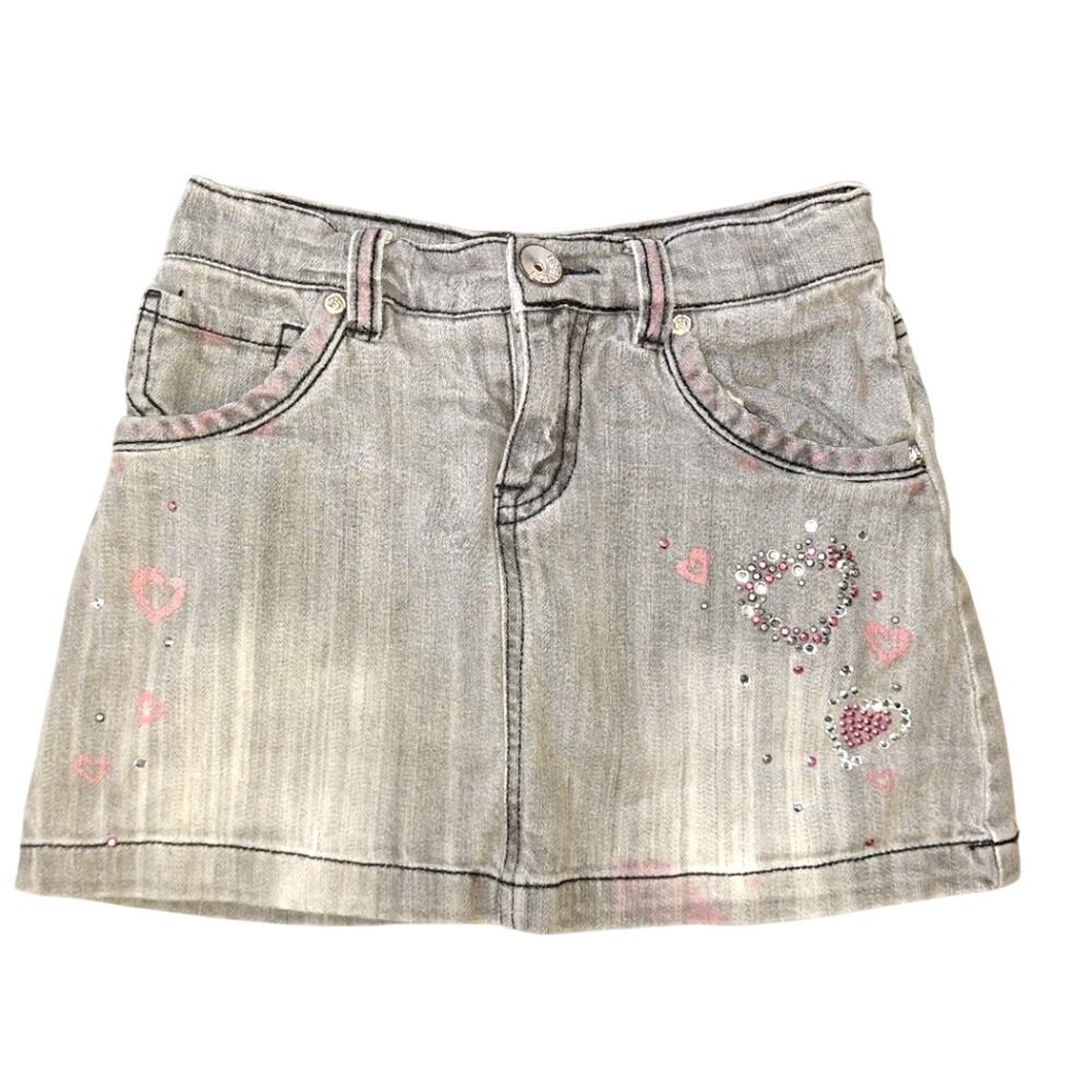 1989 Place Denim Skirt Sz 6x 7 GUC